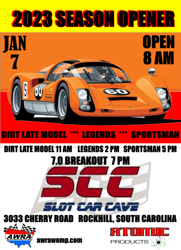 American Womp Racing Association AWRA Slot Car Rules