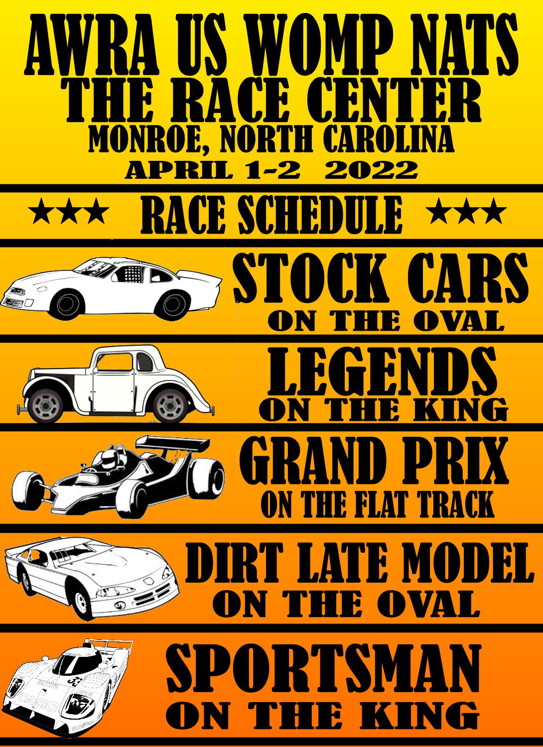 American Womp Racing Association AWRA Slot Car Rules